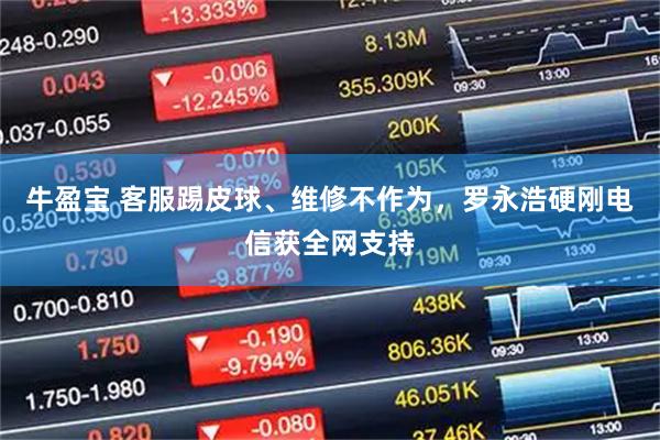 牛盈宝 客服踢皮球、维修不作为，罗永浩硬刚电信获全网支持